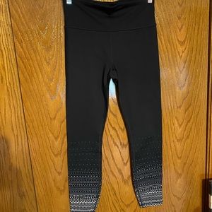 Black Patterned Gap Tights